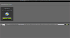 Desktop Screenshot of customization.org